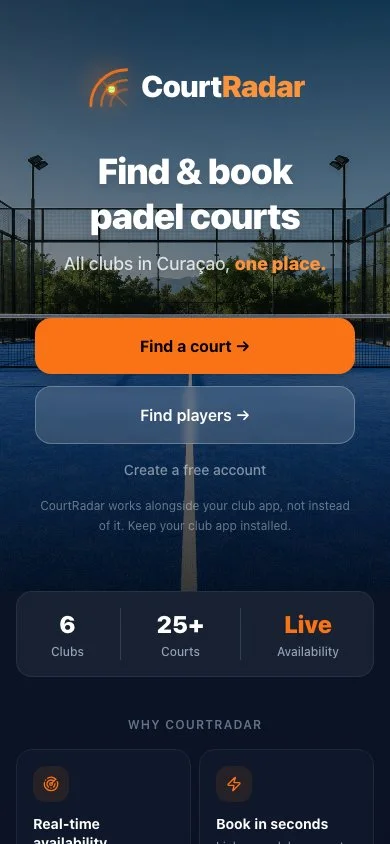 Court-Radar mobile screenshot 1